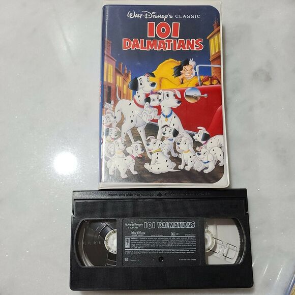 Walt Disney Lot of 4 VHS Videos 101 Dalmation, the Aristocrats, Davy Crockett, - Picture 3 of 6